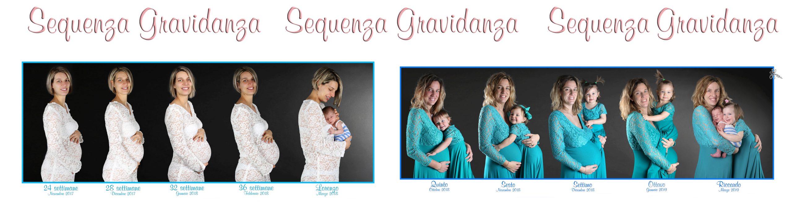 sequenza gravidanza servizio fotografico gravidanza Cossato (BIELLA)